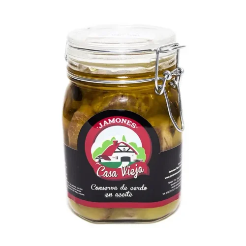 Conserva de longaniza en aceite