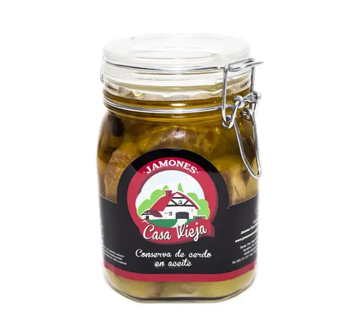 Conserva de longaniza en aceite